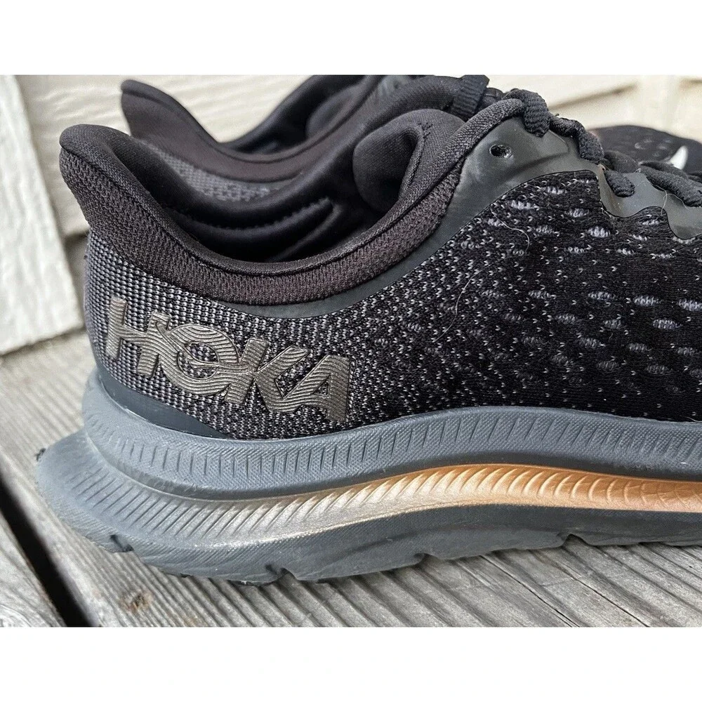 Hoka One One Kawana Women’s 6.5B Running Shoes Black/Copper